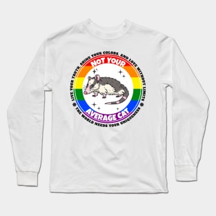 LGBTQIA+ Opossum Pride Long Sleeve T-Shirt